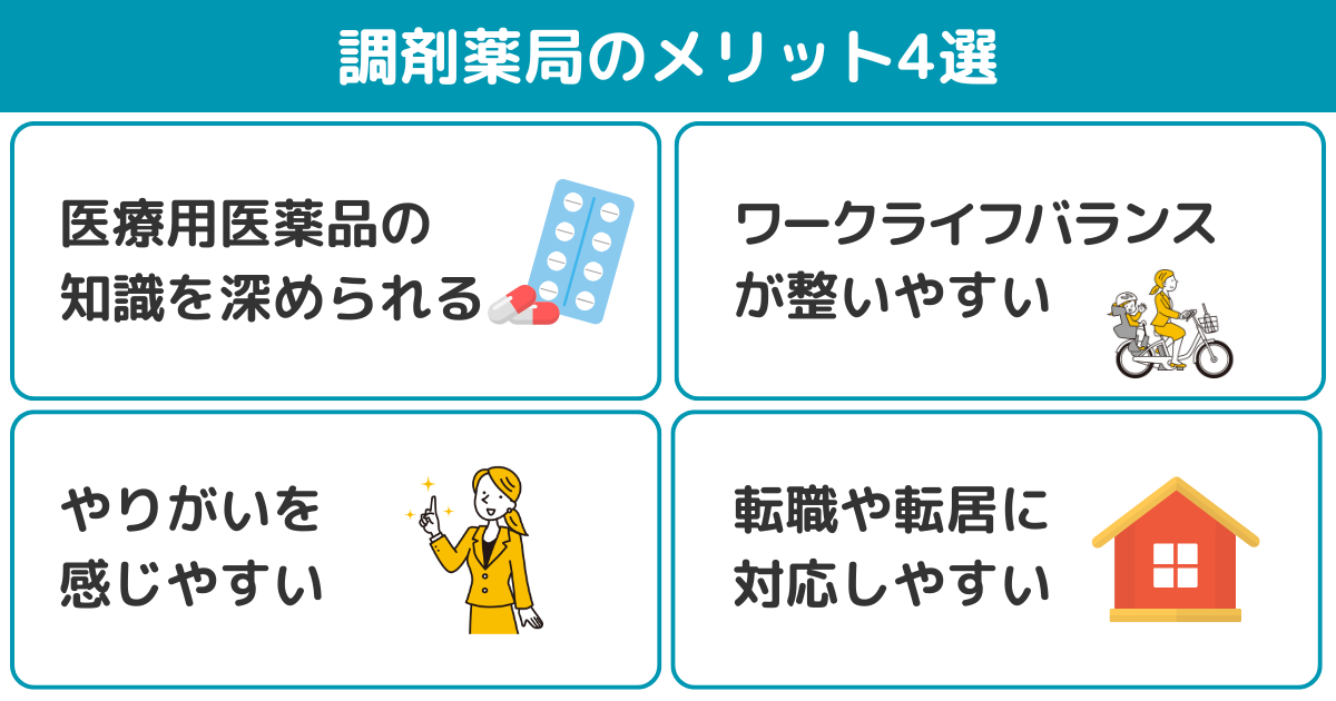 調剤薬局メリット